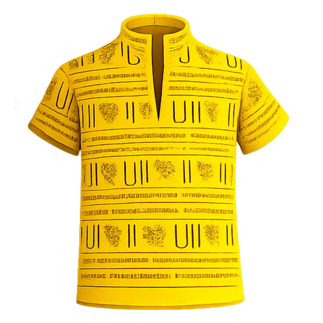 Yellow printed devotional kurta for Swami Samarth puja | Swami Om Enterprises Akkalkot